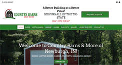 Desktop Screenshot of countrybarnsandmore.com